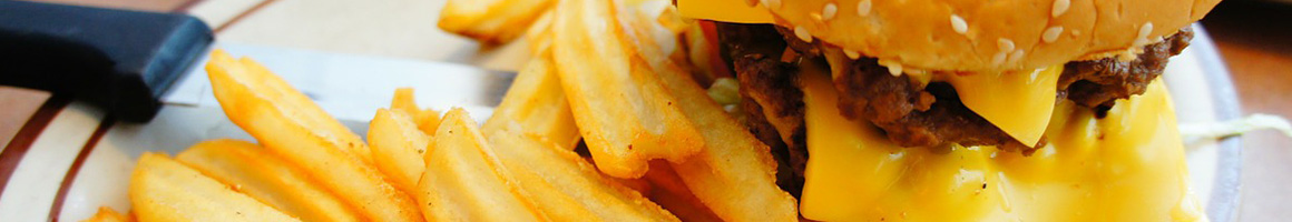 Eating Burger Fast Food Hot Dog at Glenwood Drive-In restaurant in Hamden, CT.